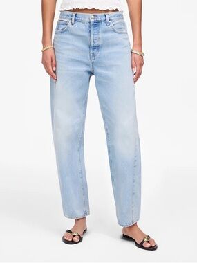 Madewell Pieced Barrel Leg Jeans
